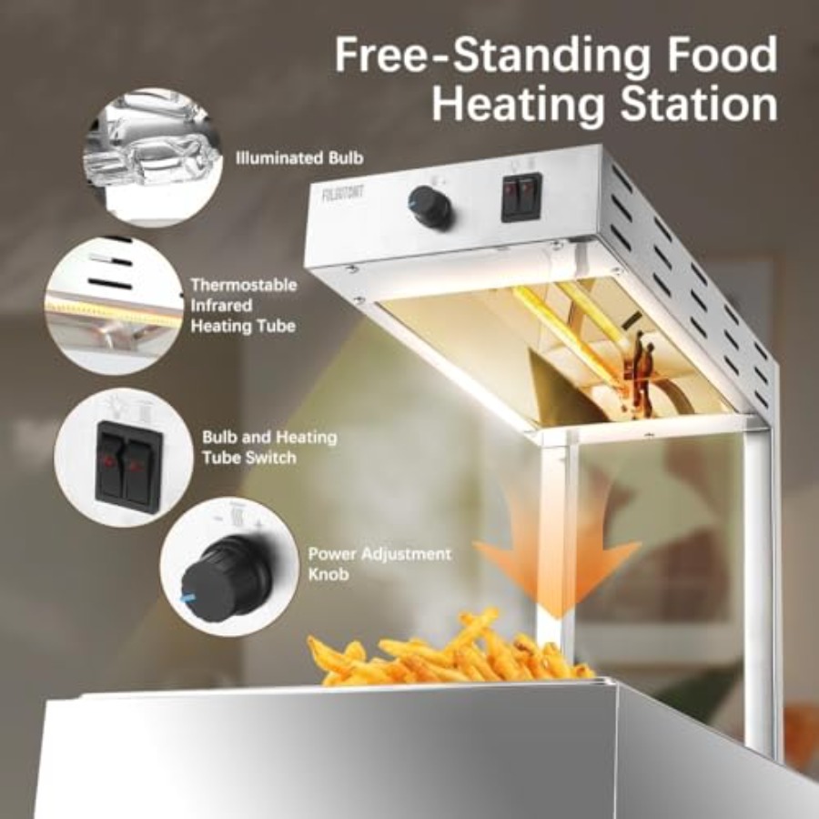 French Fry Warmer for Commerci - огляд і ціна Commercial Kitchen Warmer