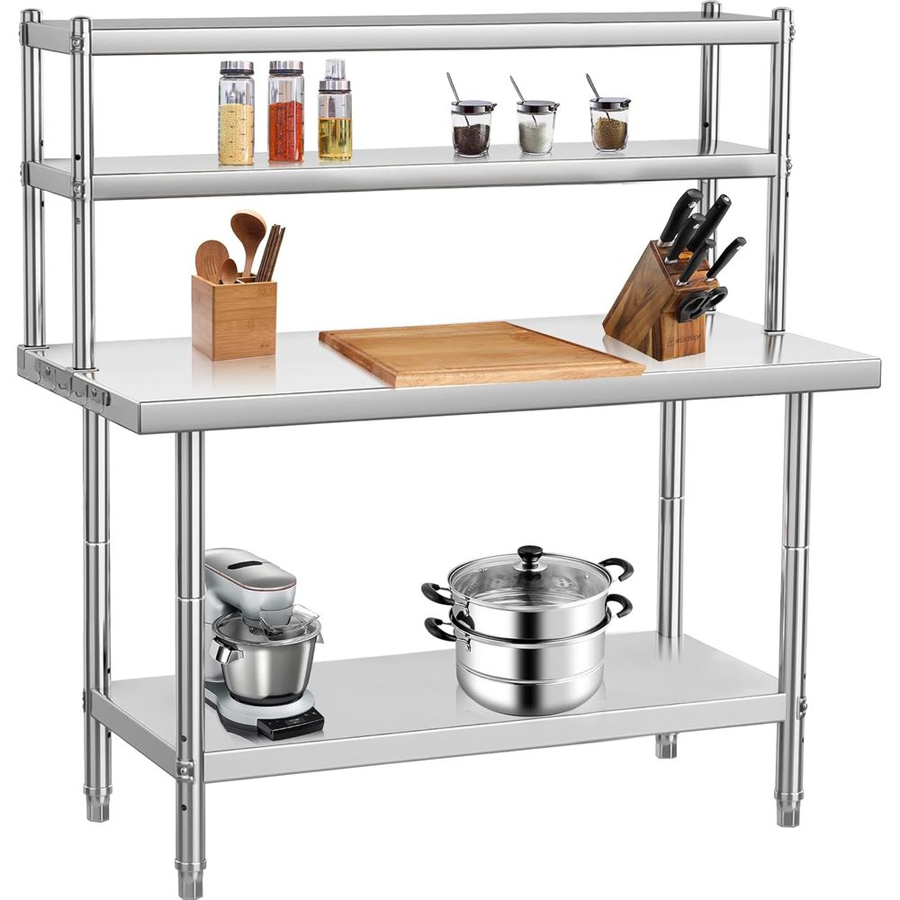 Commercial 36x24 Stainless Ste - огляд і ціна Commercial Kitchen Prep Table With Storage