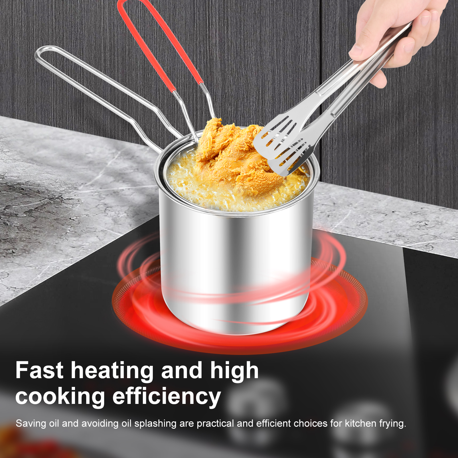 Deep Fryer Pots Stainless Stee - огляд і ціна Commercial Kitchen Pots And Pans