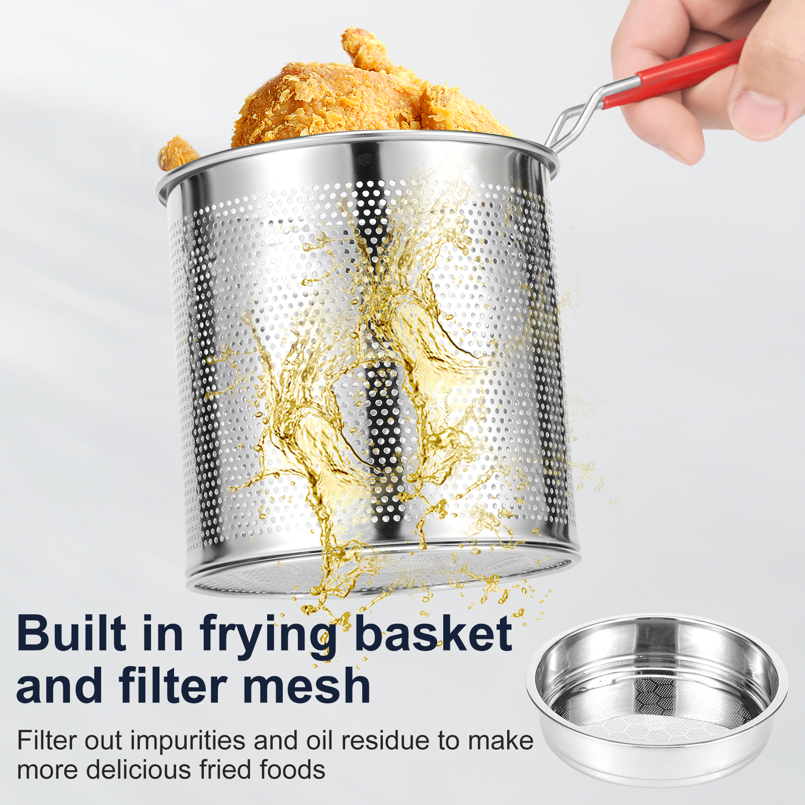 Deep Fryer Pots Stainless Stee - огляд і ціна Commercial Kitchen Pots And Pans