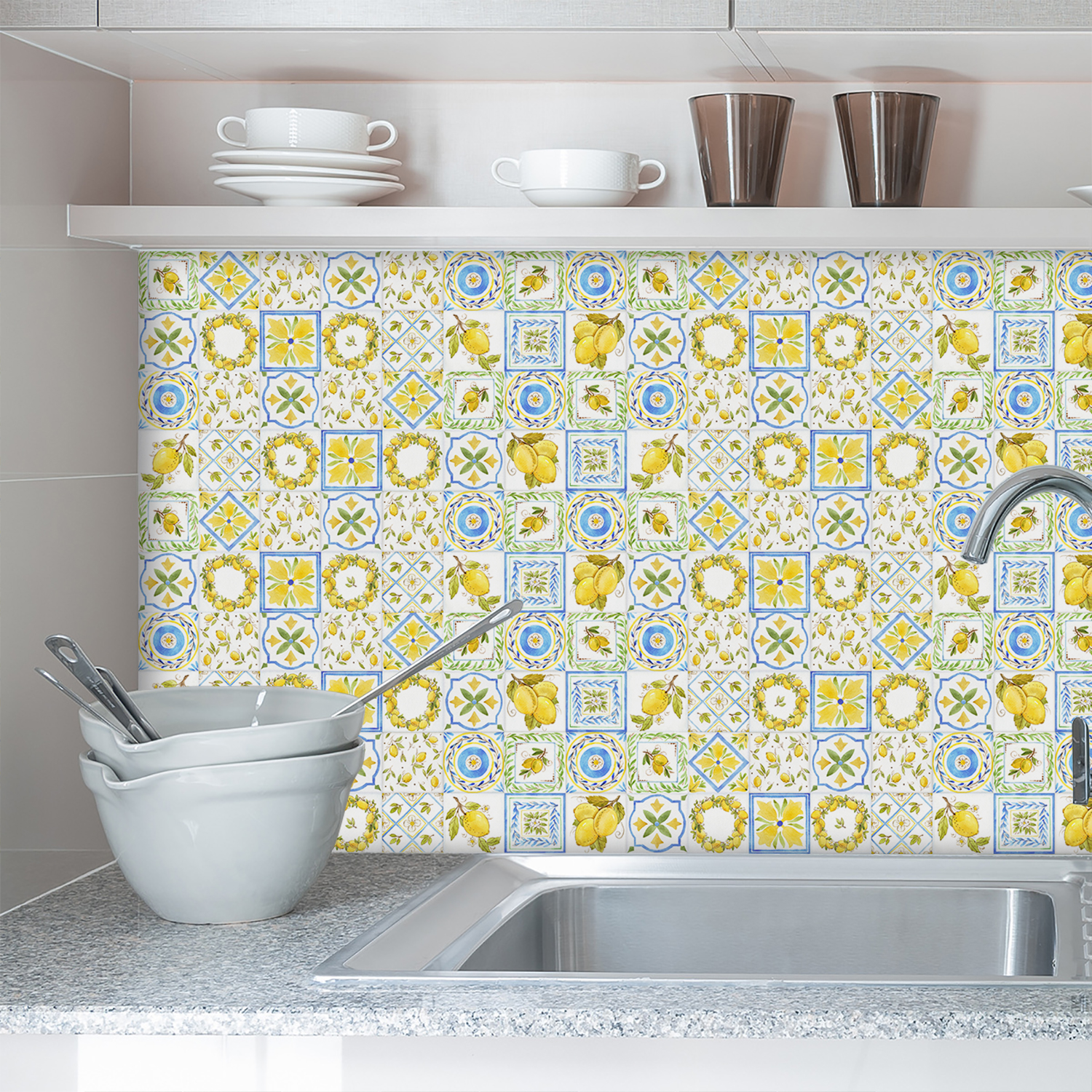 Fresh Style Lemon Ceramic Wall - огляд і ціна Commercial Kitchen Tiles