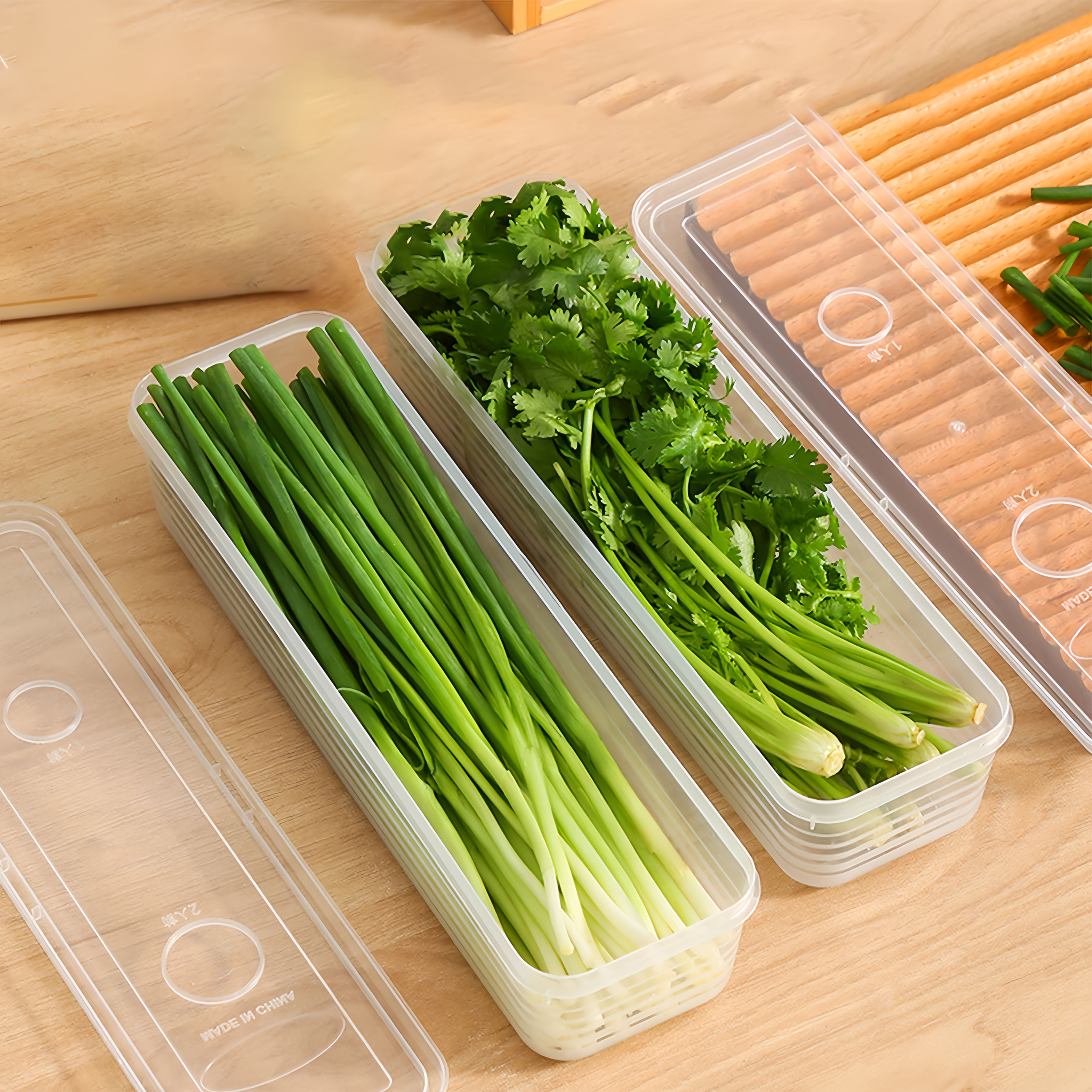 2/4/6pcs Food Vegetable Storag - огляд і ціна Commercial Kitchen Refrigerator