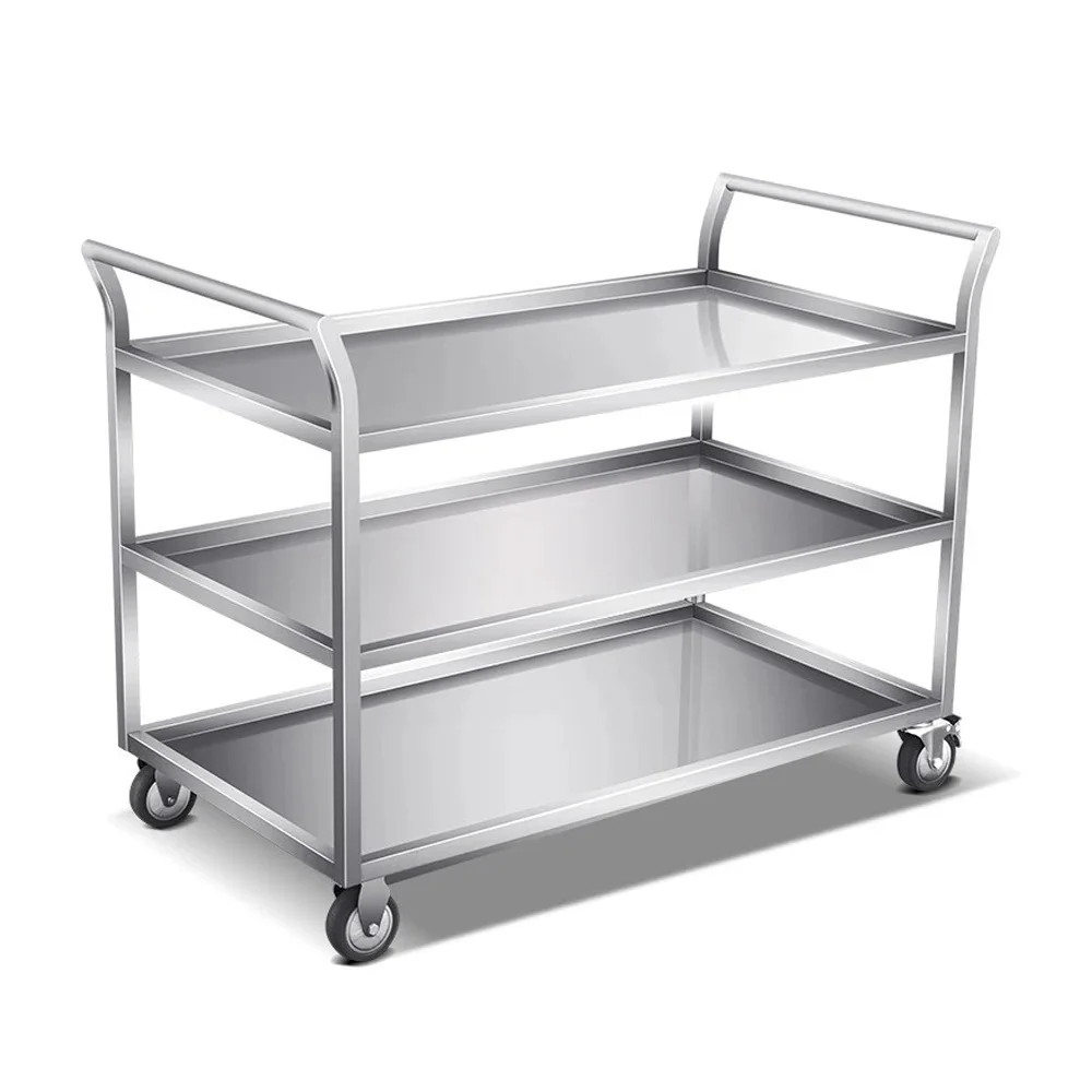 Stainless Steel Utility Cart 3 - огляд і ціна Commercial Kitchen Bench