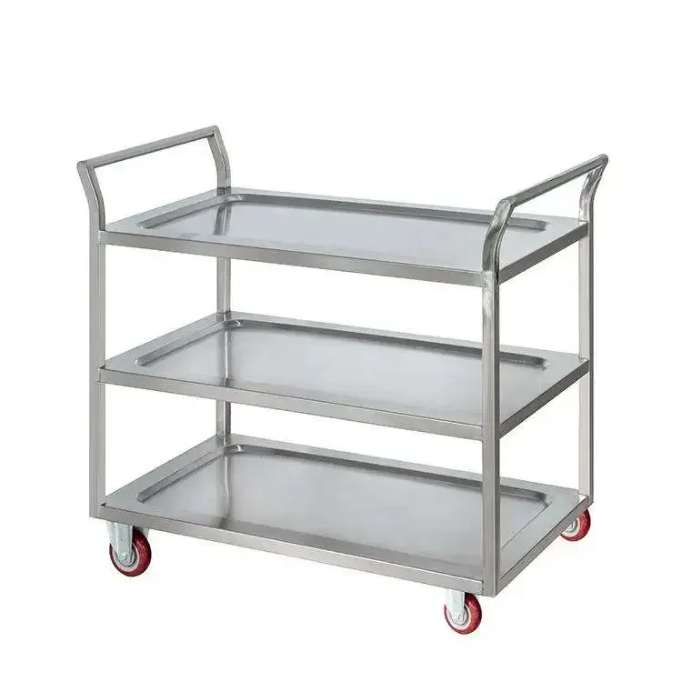 Stainless Steel Utility Cart 3 - огляд і ціна Commercial Kitchen Bench