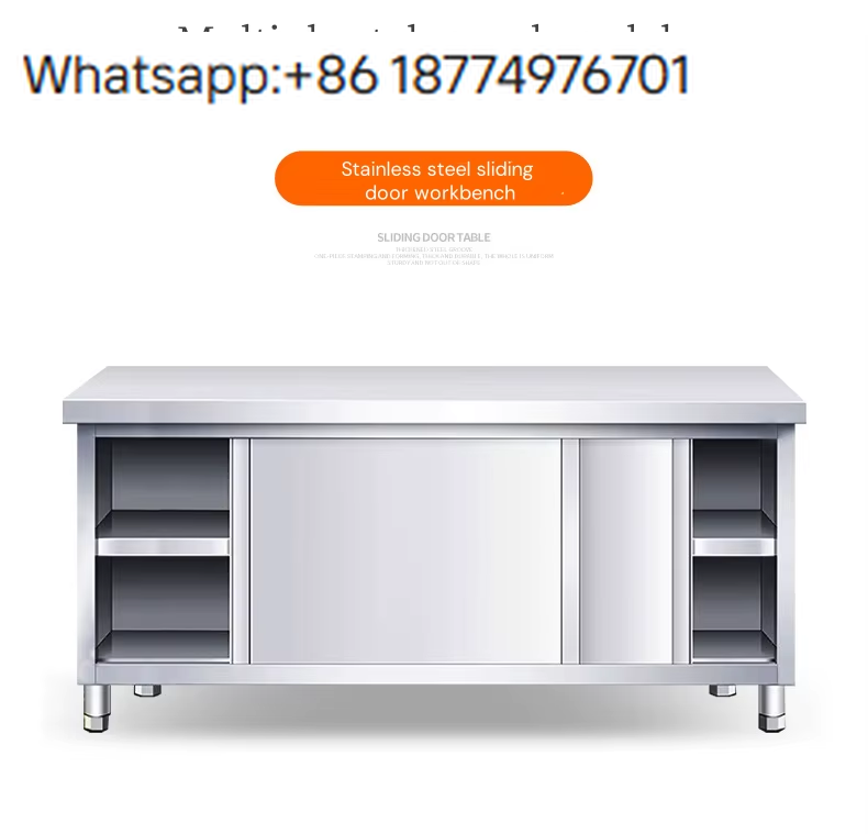 Stainless Steel Workbench Heav - огляд і ціна Commercial Kitchen Prep Table With Storage