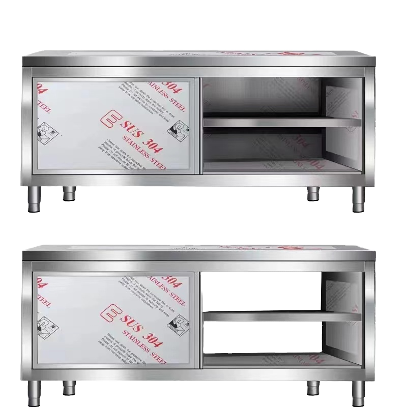 Stainless Steel Workbench Heav - огляд і ціна Commercial Kitchen Prep Table With Storage