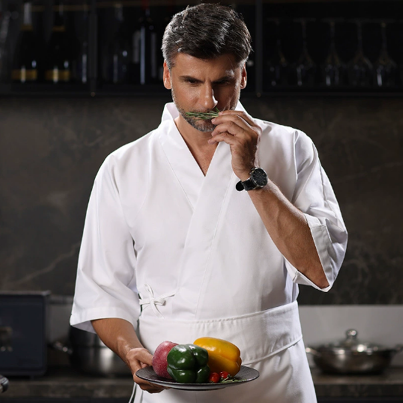 Chef Uniform 3/4 Sleeves Resta - огляд і ціна Commercial Kitchen Services