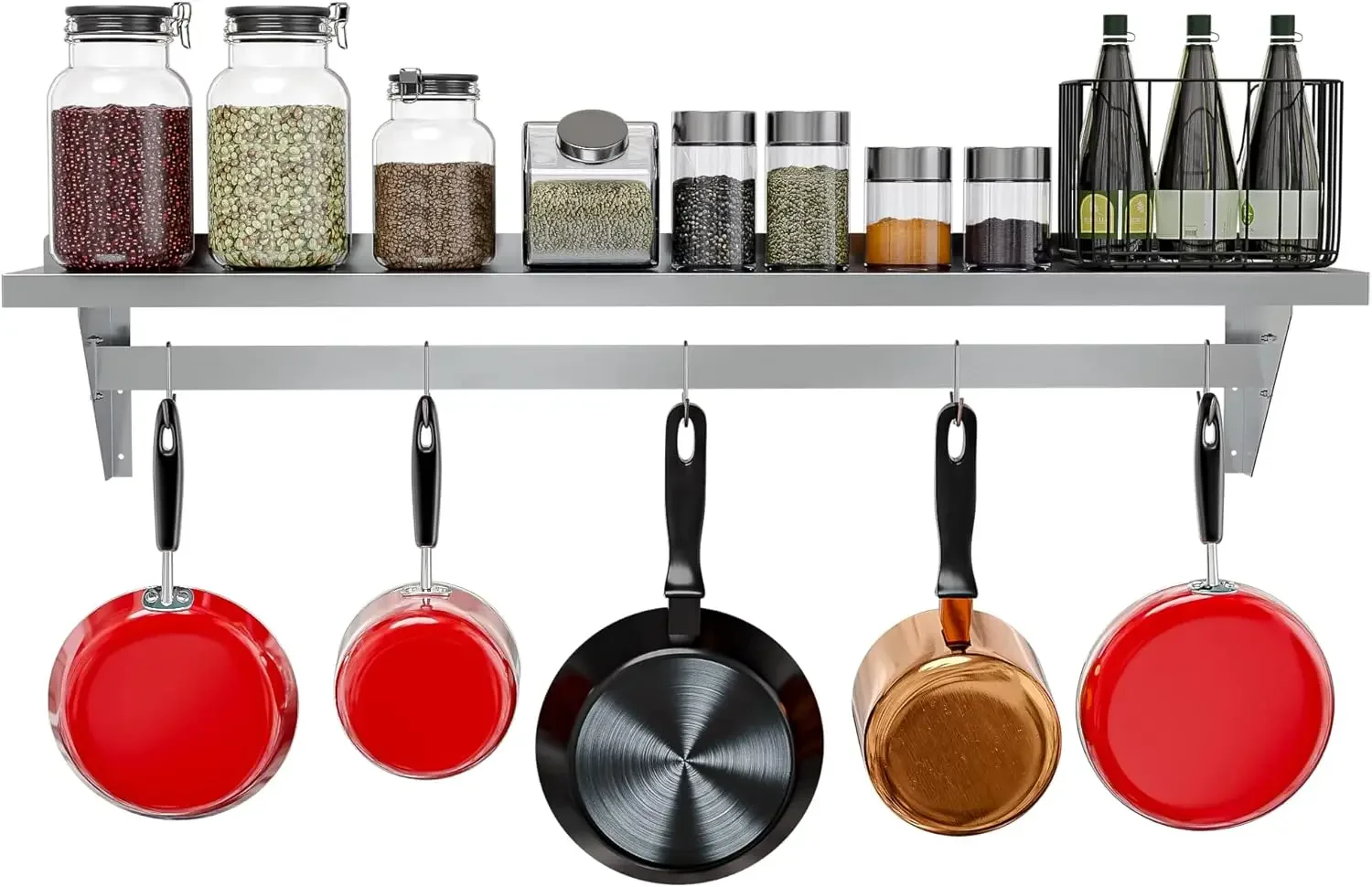 Commercial Wall Mounted, Utens - огляд і ціна Commercial Kitchen Utensil Storage
