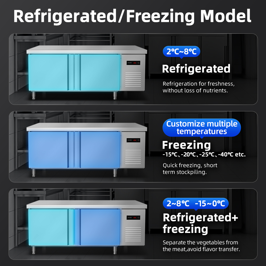 Refrigerator YINZHENG 1.5m Com - огляд і ціна Commercial Kitchen Prep Table With Storage