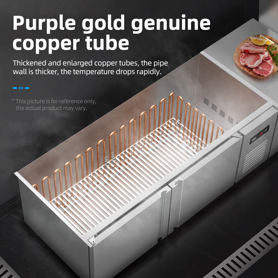 Refrigerator YINZHENG 1.5m Com - огляд і ціна Commercial Kitchen Prep Table With Storage