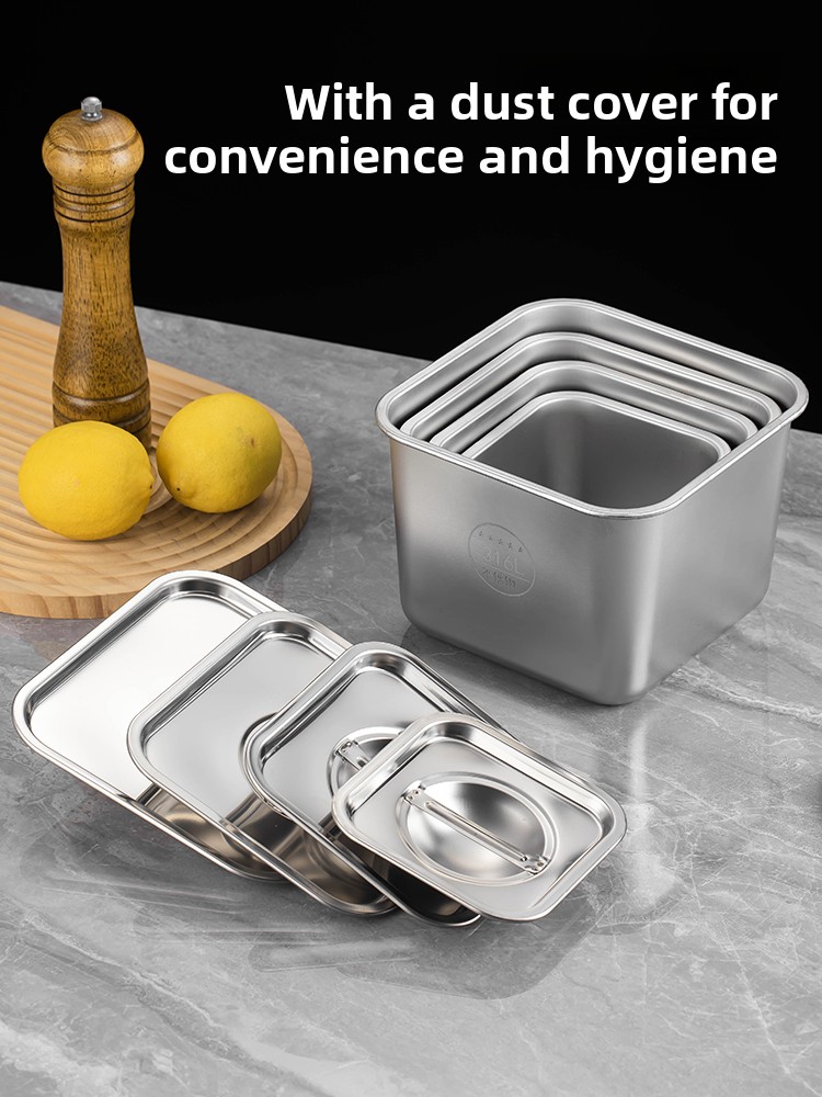 Square 36 Stainl Steel Seasoni - огляд і ціна Commercial Kitchen Utensil Storage