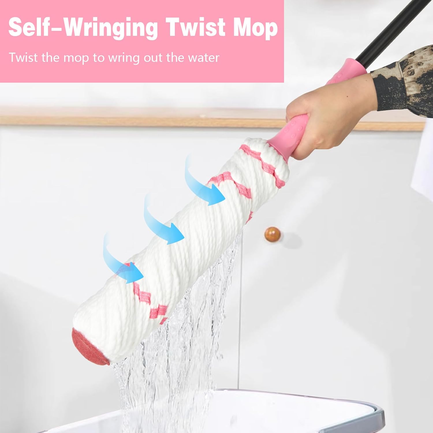 Self-Wringing Twist Mop for Fl - огляд і ціна Commercial Kitchen Tiles