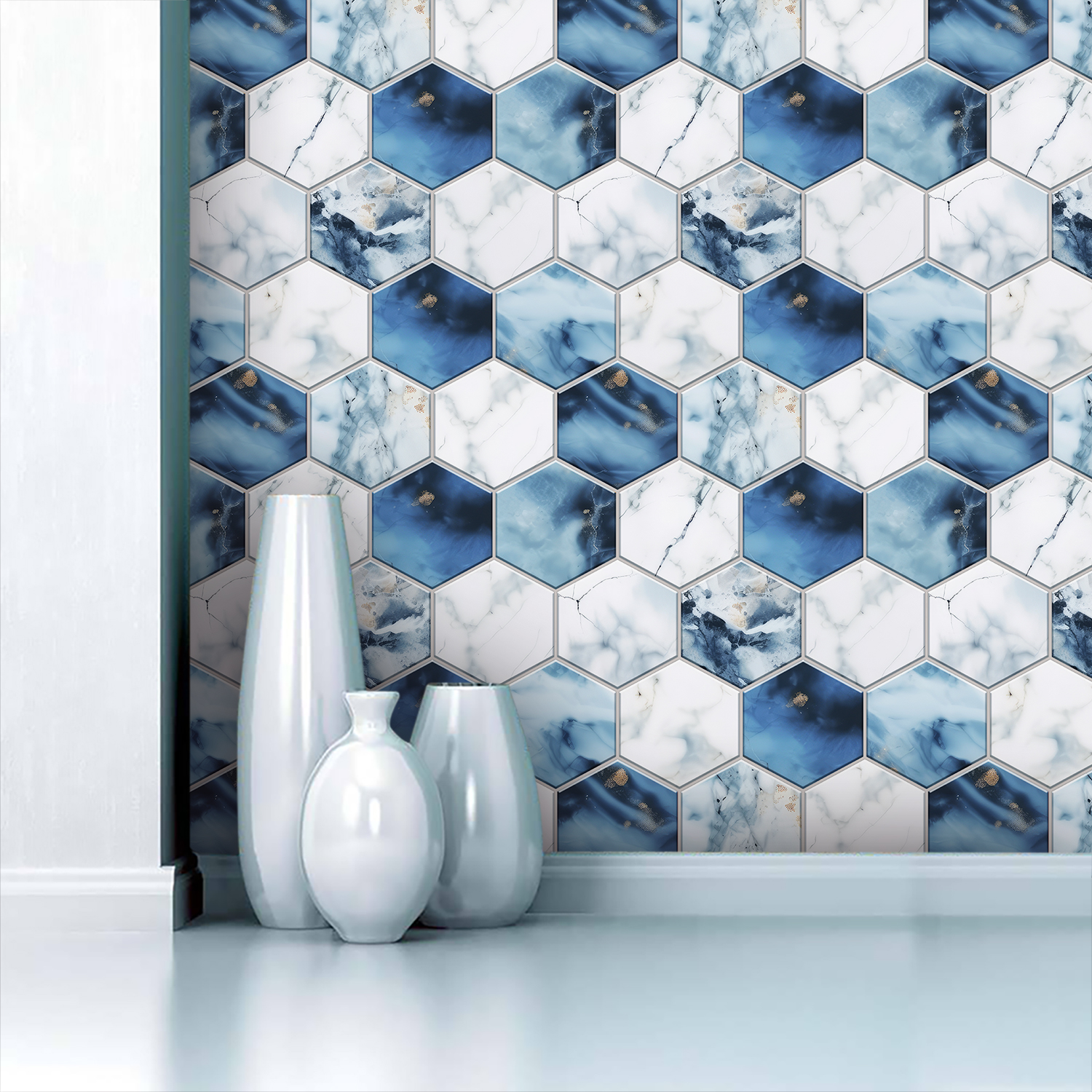 5 Styles Flat Hexagon Marble E - огляд і ціна Commercial Kitchen Tiles