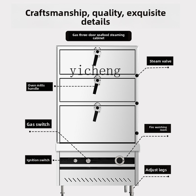 ZZ seafood steamer cabinet com - огляд і ціна Commercial Steamer Cabinet