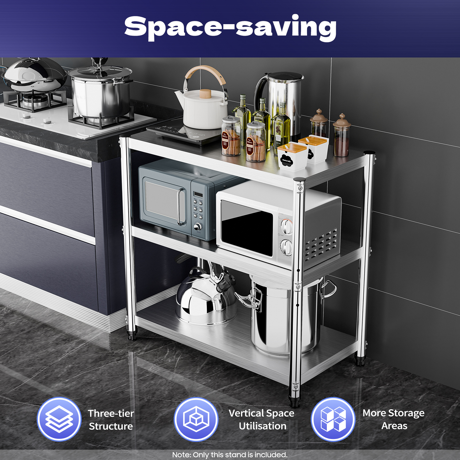 Stainless Steel Work Table Com - огляд і ціна Commercial Kitchen Prep Table With Storage