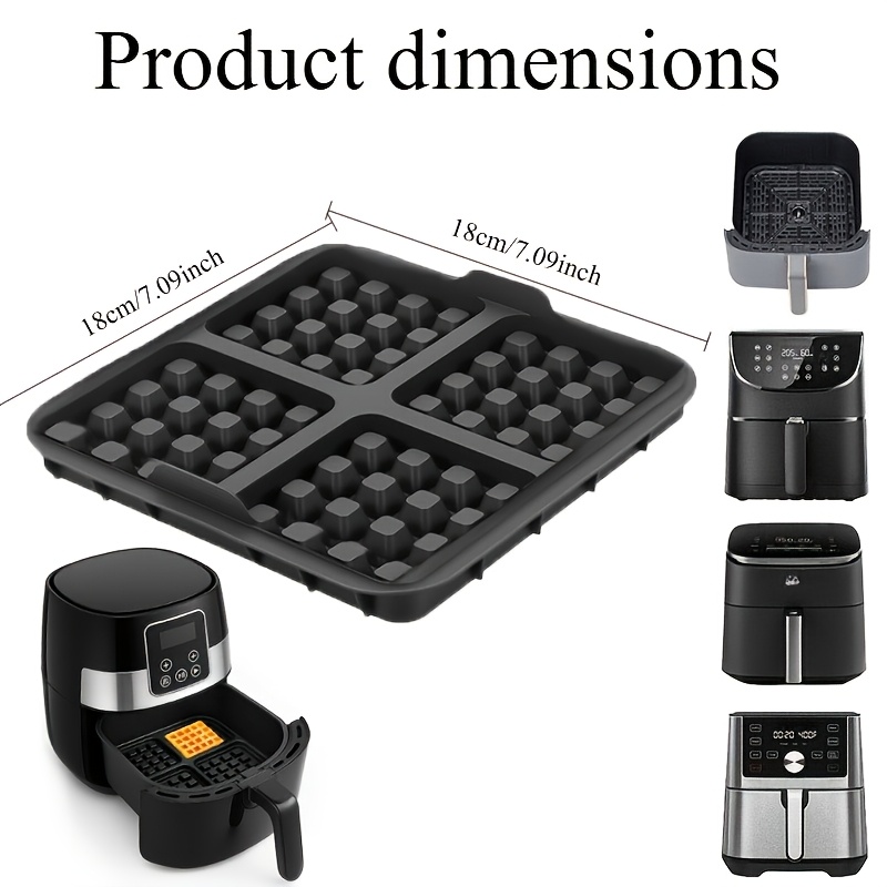 Square Waffle Mold, Non-Stick  - огляд і ціна Commercial Kitchen Pots And Pans