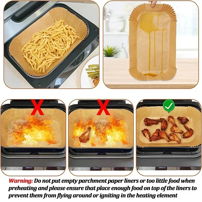 Disposable Air Fryer Paper Non - огляд і ціна Commercial Kitchen Pots And Pans