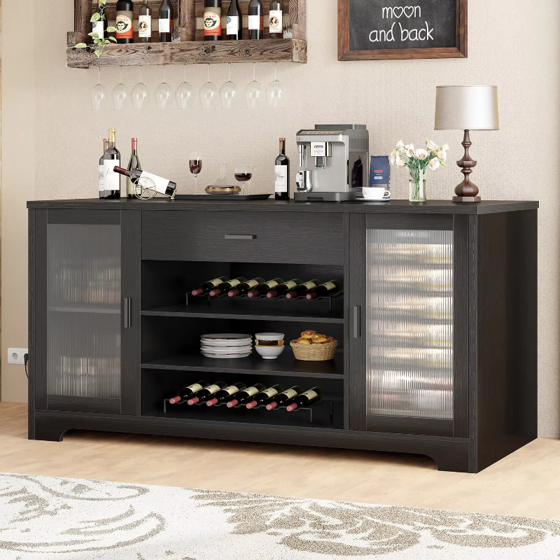 Wooden wine family bar cabinet - огляд і ціна Commercial Kitchen Refrigerator