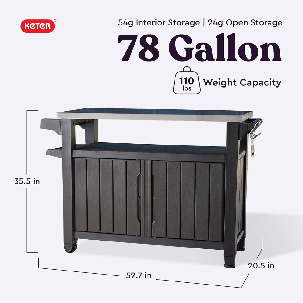 Outdoor Rolling Table Cart for - огляд і ціна Commercial Kitchen Prep Table With Storage