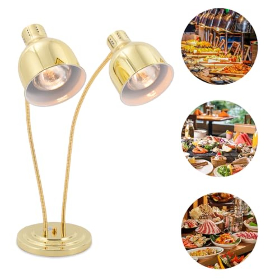 2-Head Food Warmer Lamp for Re - огляд і ціна Commercial Kitchen Warmer