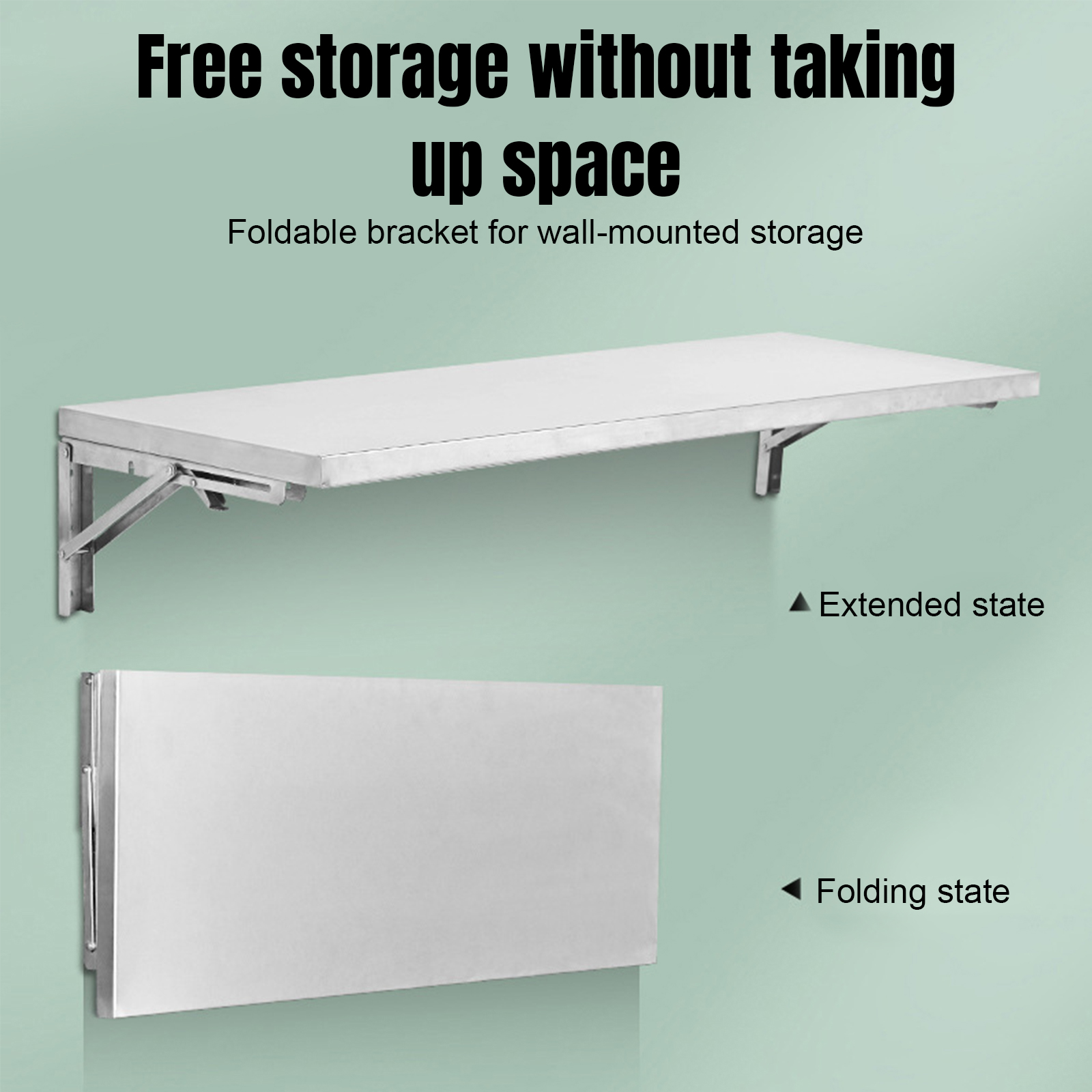 Stainless Steel Folding Storag - огляд і ціна Commercial Kitchen Prep Table With Storage