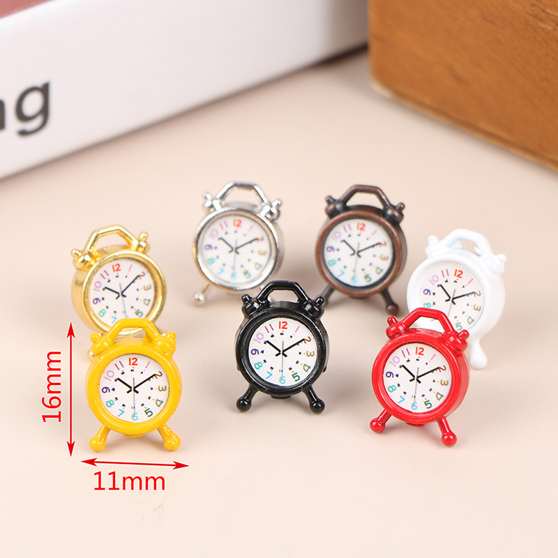 1PC 1:12 Scale Alarm Clock Dol - огляд і ціна Commercial Kitchen Setup