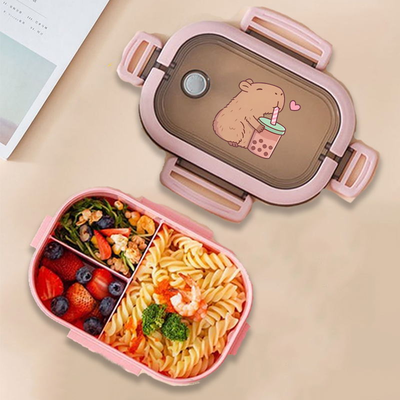Capybara Bento Lunch Box Anime - огляд і ціна Commercial Kitchen Setup