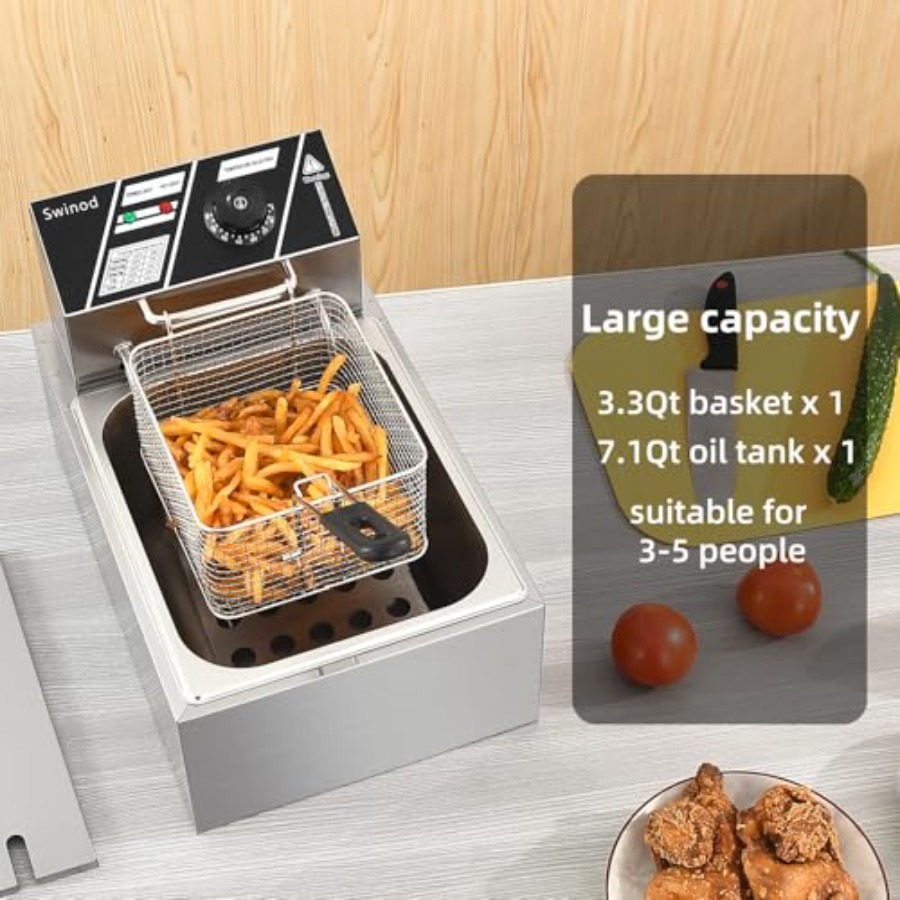 Electric Deep Fryer with Baske - огляд і ціна Deep Fryer Commercial