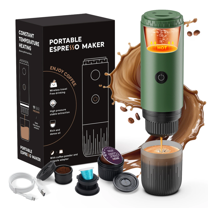 Portable Espresso Machine 3-in - огляд і ціна Commercial Espresso Machine