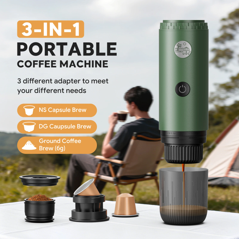 Portable Espresso Machine 3-in - огляд і ціна Commercial Espresso Machine