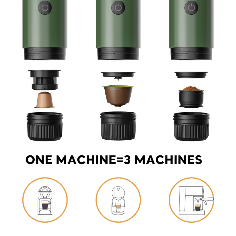 Portable Espresso Machine 3-in - огляд і ціна Commercial Espresso Machine