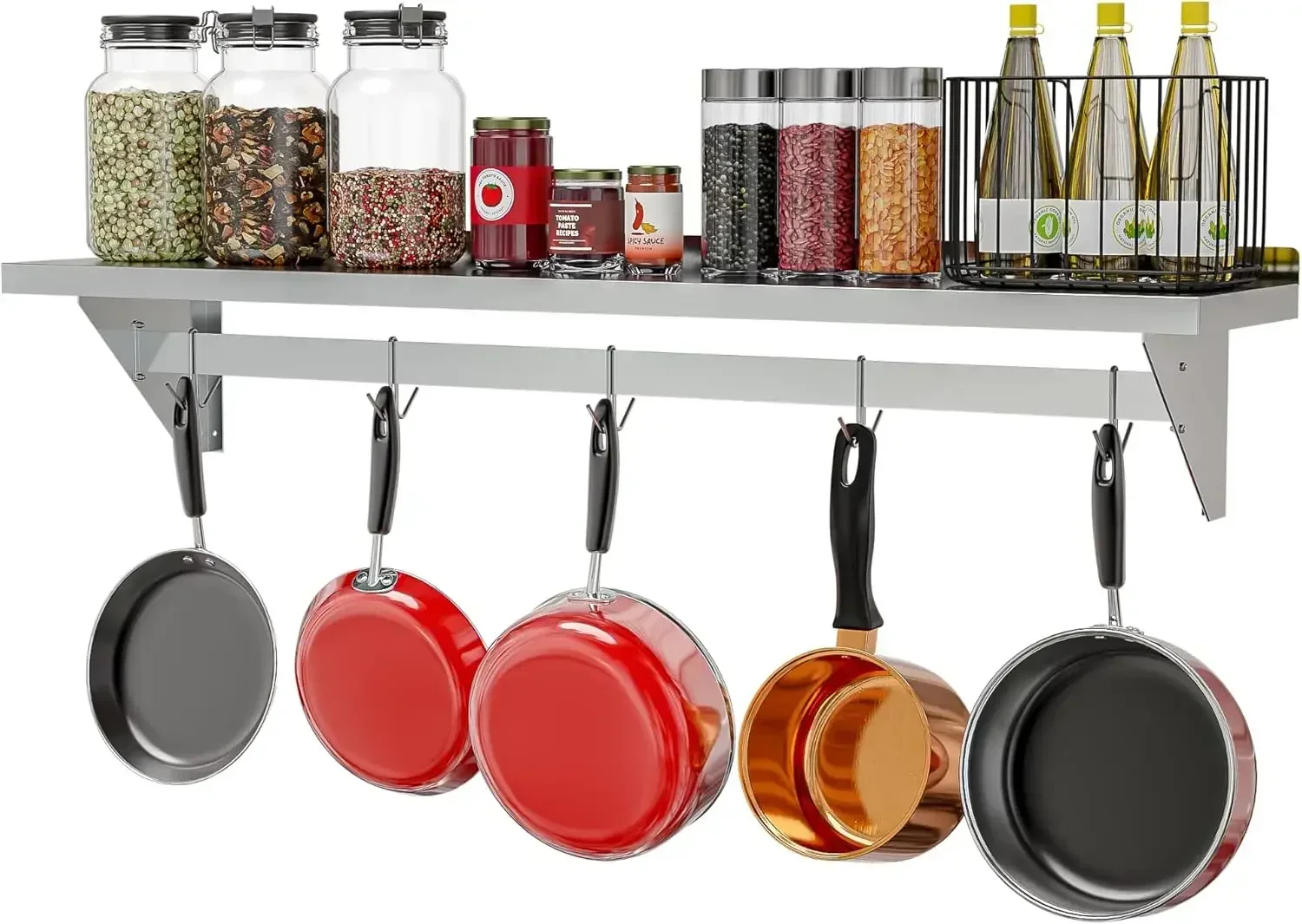 Commercial Wall Mounted, Utens - огляд і ціна Commercial Kitchen Utensil Storage
