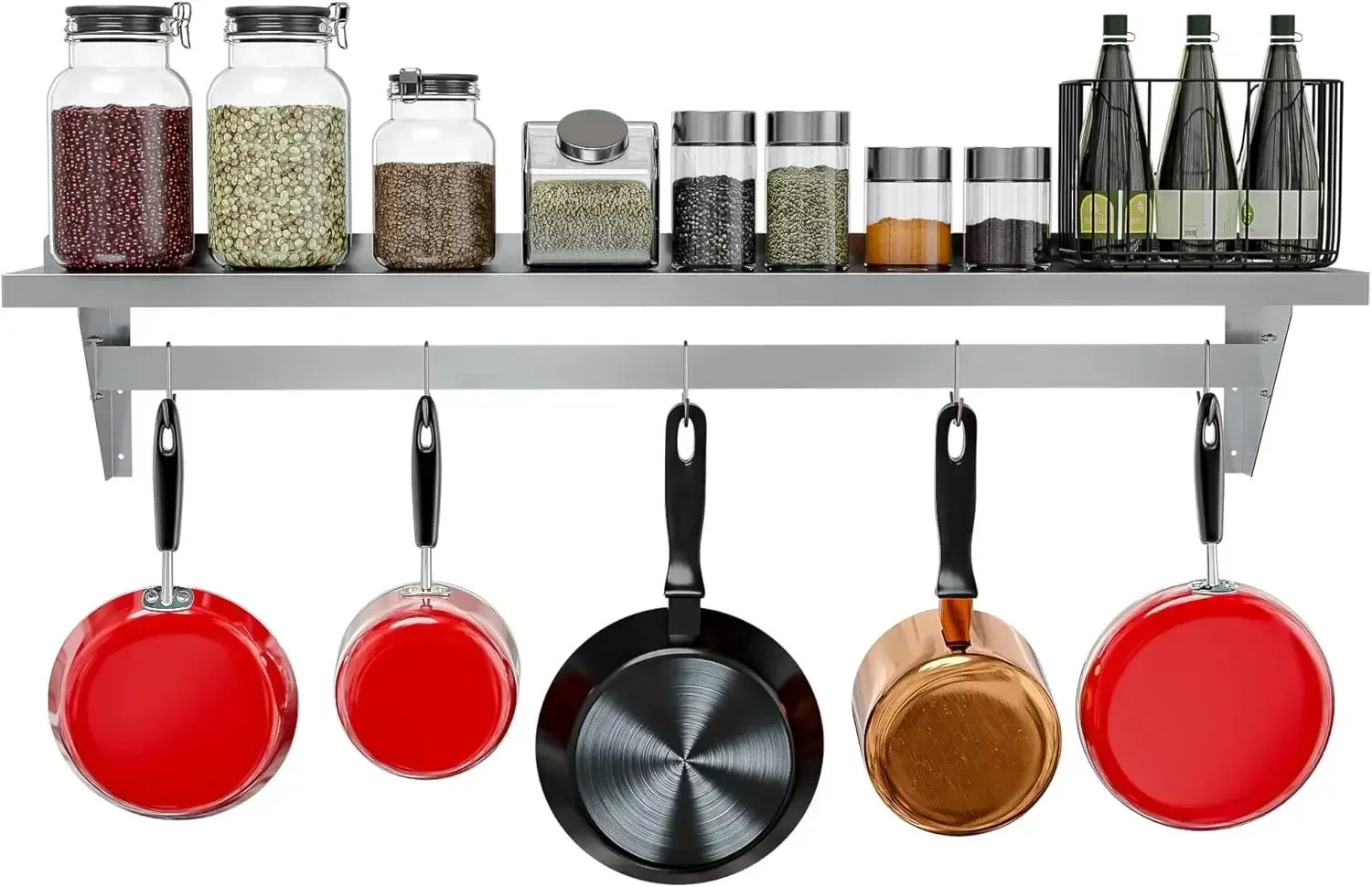 Commercial Wall Mounted, Utens - огляд і ціна Commercial Kitchen Utensil Storage