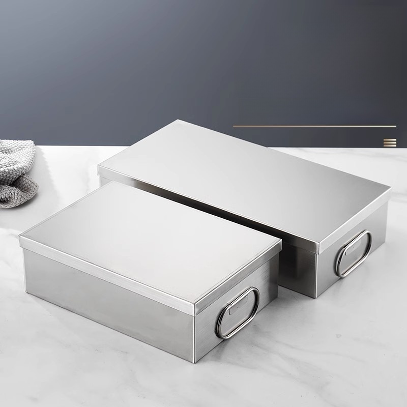 Stainl Steel Rectangular Cover - огляд і ціна Commercial Kitchen Utensil Storage