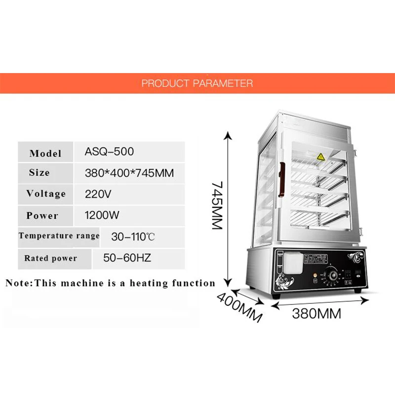 LXT Commercial Heavy Duty Bun  - огляд і ціна Commercial Steamer Cabinet