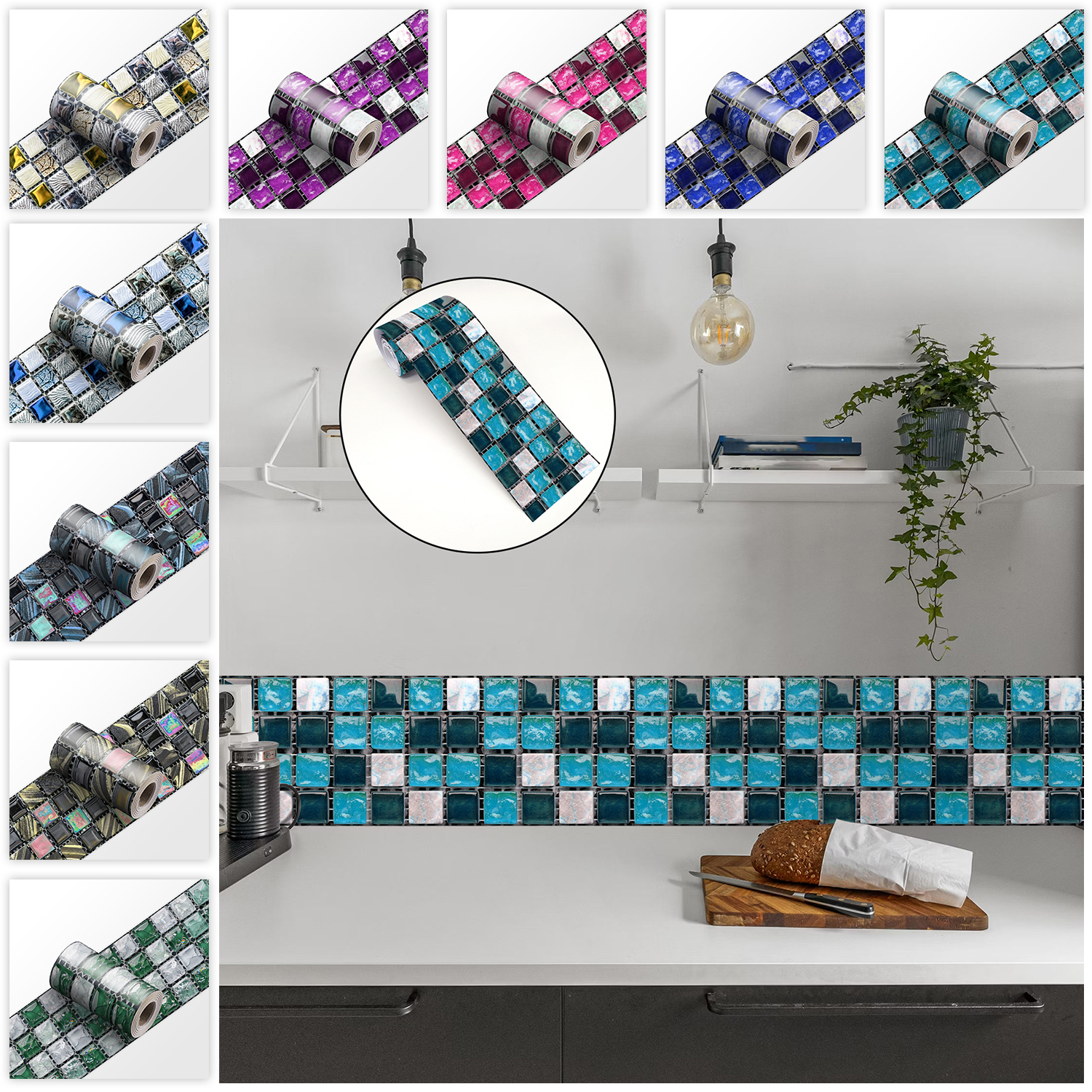 24 Styles 2D Mosaic Tiles Wall - огляд і ціна Commercial Kitchen Tiles