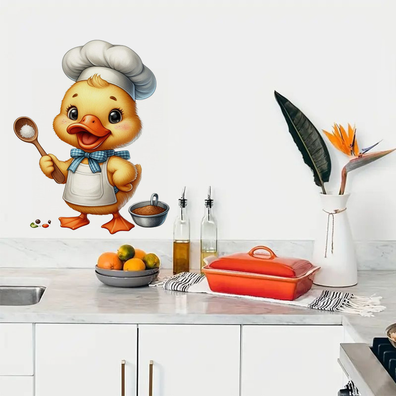 Cartoon Duck Chef Self-Adhesiv - огляд і ціна Commercial Kitchen Tiles