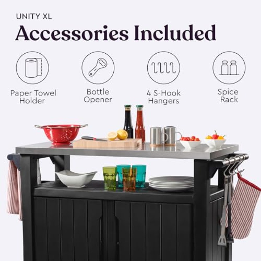 Unity XL Portable Outdoor Tabl - огляд і ціна Commercial Kitchen Prep Table With Storage