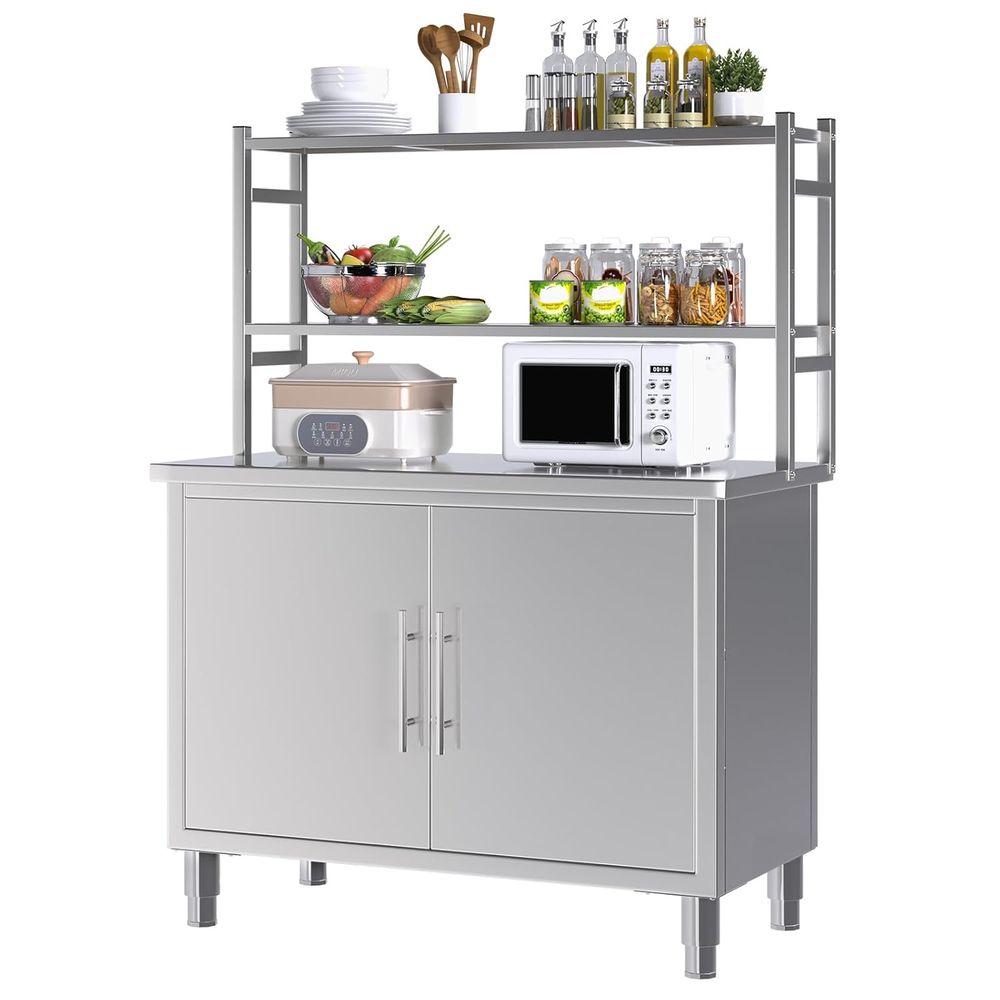 40 x 20 Commercial Kitchen Pre - огляд і ціна Commercial Kitchen Prep Table With Storage