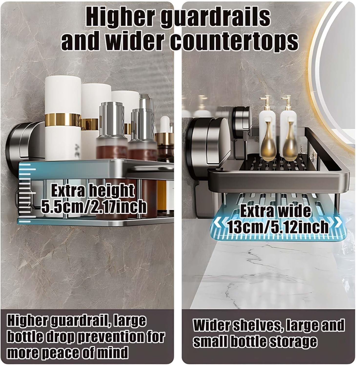 Bathroom Suction Cup Storage R - огляд і ціна Commercial Kitchen Shelving
