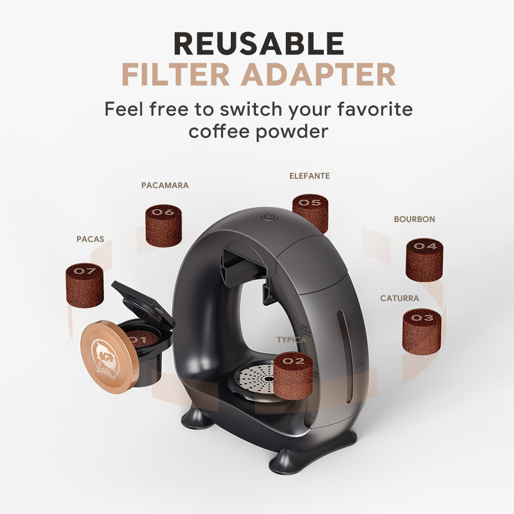 Portable Coffee Maker Low deci - огляд і ціна Commercial Espresso Machine