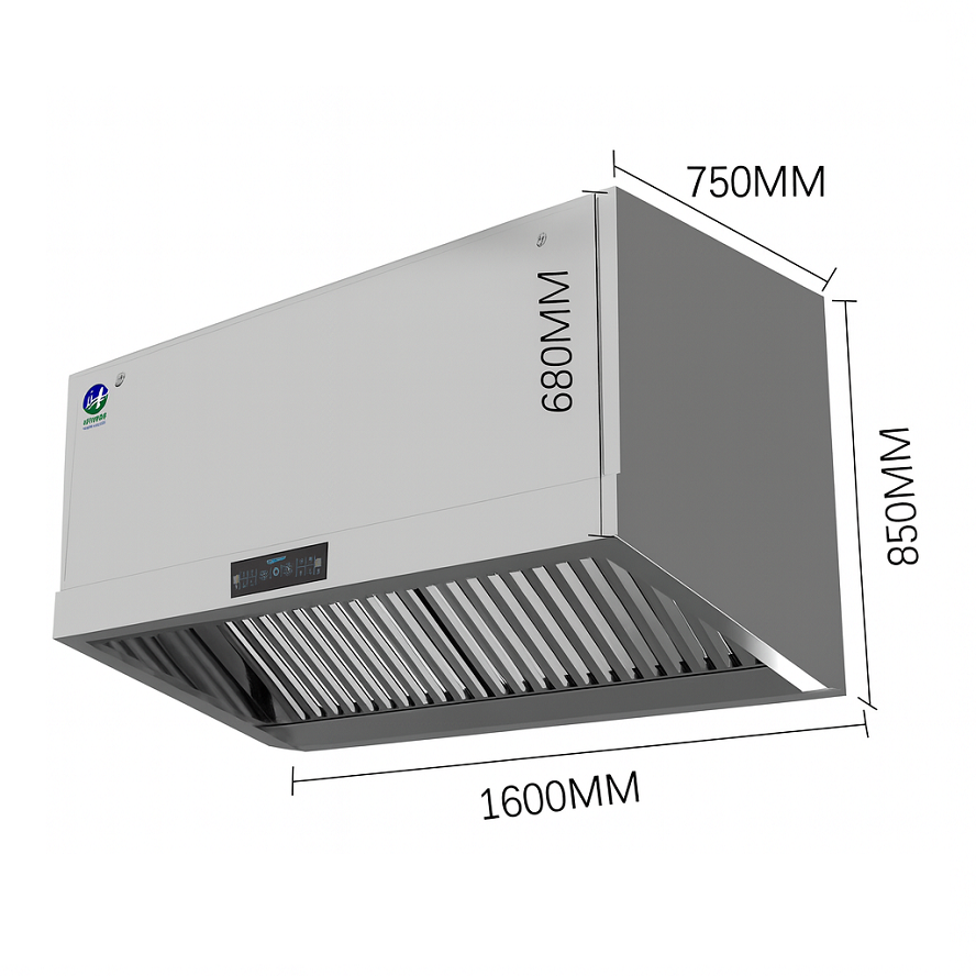 Stainless Steel Smart Range Ho - огляд і ціна Commercial Kitchen Range Hood