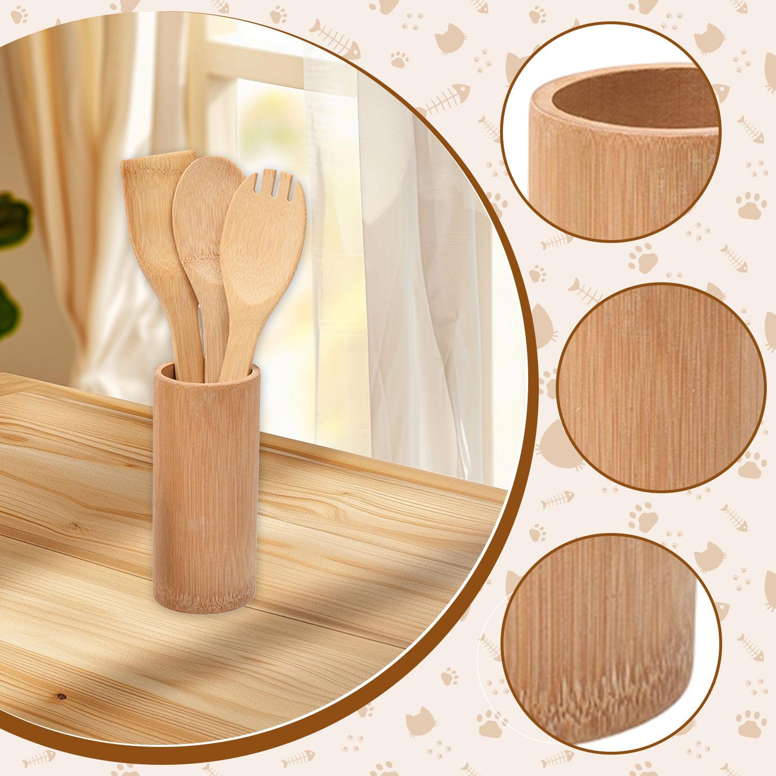 Quality Bamboo Utensil Holder  - огляд і ціна Commercial Kitchen Utensil Storage