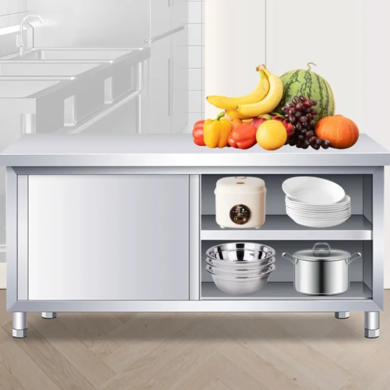 Bar Cart Stainless Steel Kitch - огляд і ціна Commercial Kitchen Prep Table With Storage