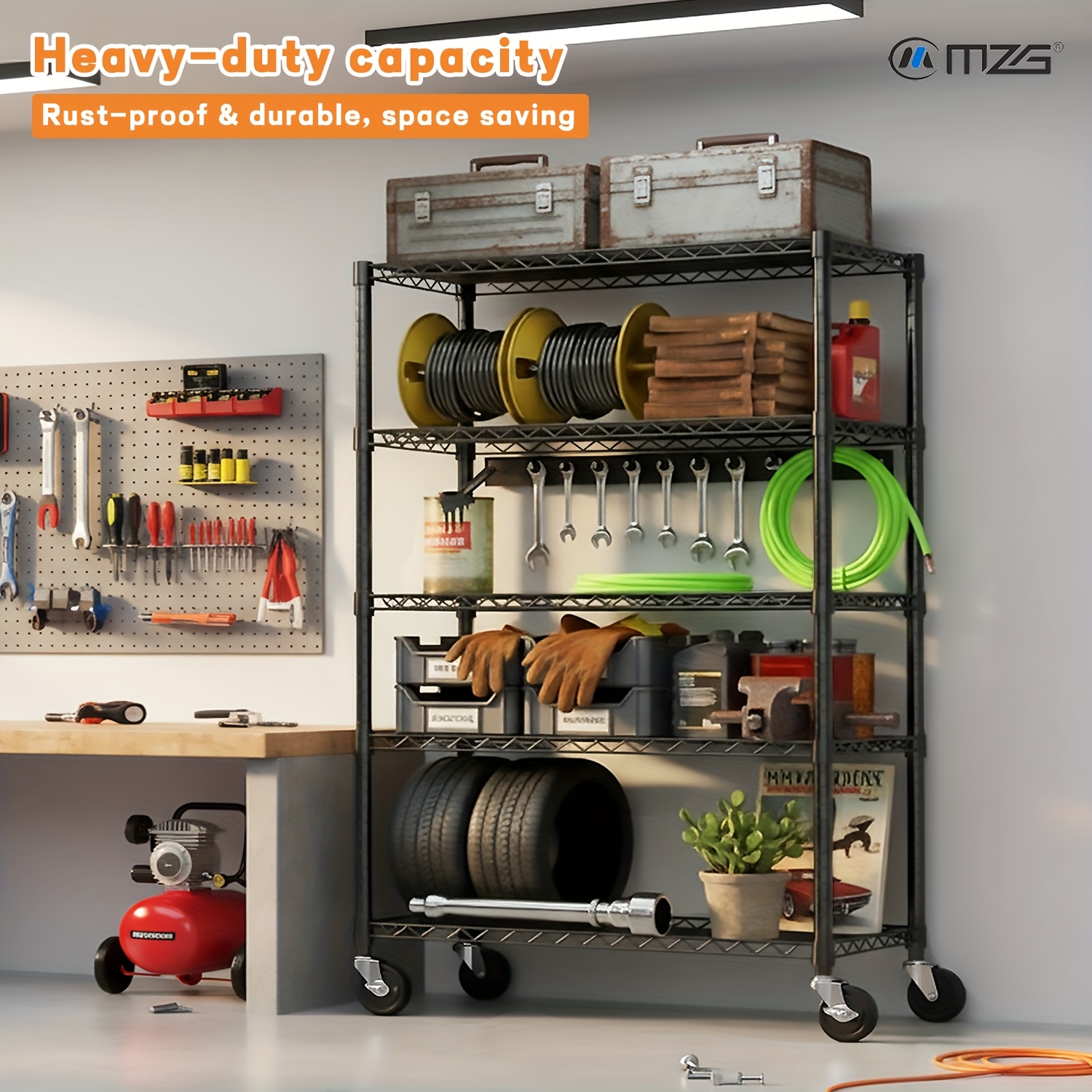 MZG Heavy-Duty Adjustable 5/4  - огляд і ціна Commercial Kitchen Shelving